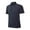 Dark Blue, variant on Zylanna Men's Button Polo Shirts Tee, Solid Color Short Sleeve Turndown Collar Summer Casual Pullover for Men Black Size 2XL