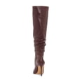 thumbnail image 6 of Vince Camuto Kashiana Mahogany Red Stiletto Slouched Knee High Heel Leather Boot (5.5, MAHOGANY RED), 6 of 6