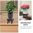 thumbnail image 6 of Wooden Stand Wooden Stool Flower Display Stand Succulents Bonsai Rack Vintage Garden Pot Riser for Office Dining Room Coffee, 6 of 6