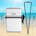 thumbnail image 4 of RETON 3 Pieces Waterproof Case ID Card Badge Holder with Floating Sports Case Locker with Hanging Ring and Rope 4.72 x 2.95 x 1.57 Inches (Clear), 4 of 6