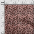 thumbnail image 1 of oneOone Cotton Poplin Dusty Rose Fabric Tiger Animal Skin Sewing Material Print Fabric By The Yard 56 Inch Wide, 1 of 4