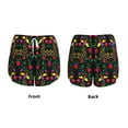 thumbnail image 3 of Daiia Mexican Flower 2 Pattern Women's 2 in 1 Running Shorts - Lightweight Athletic Workout Gym Yoga Shorts Liner with Phone Pockets-X-Large, 3 of 7