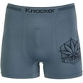 thumbnail image 7 of Knocker Men's Seamless Boxer Brief Stretchable Underwear 6-pcs Set, Assorted Colors MS056, 7 of 7