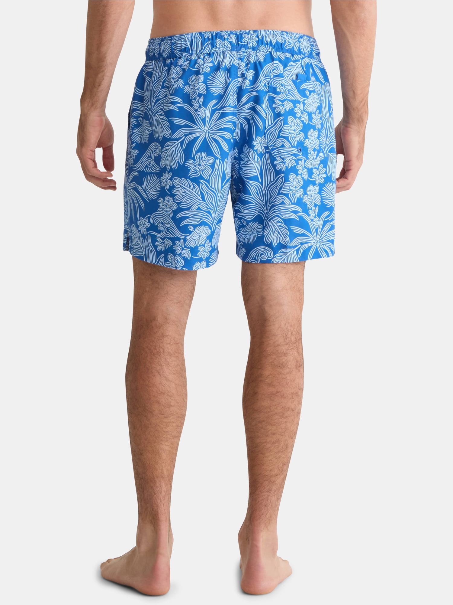 George Mens & Big Men's Swim Trunk, 6" Inseam, Sizes S-5XL