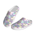 thumbnail image 2 of KLL Sea Turtles Pattern Adult Unisex Cozy Slippers,Fuzzy Slip-on Slippers TPR Sole Slippers Comfort Plush Home Footwear for Indoor & Outdoor-11, 2 of 7