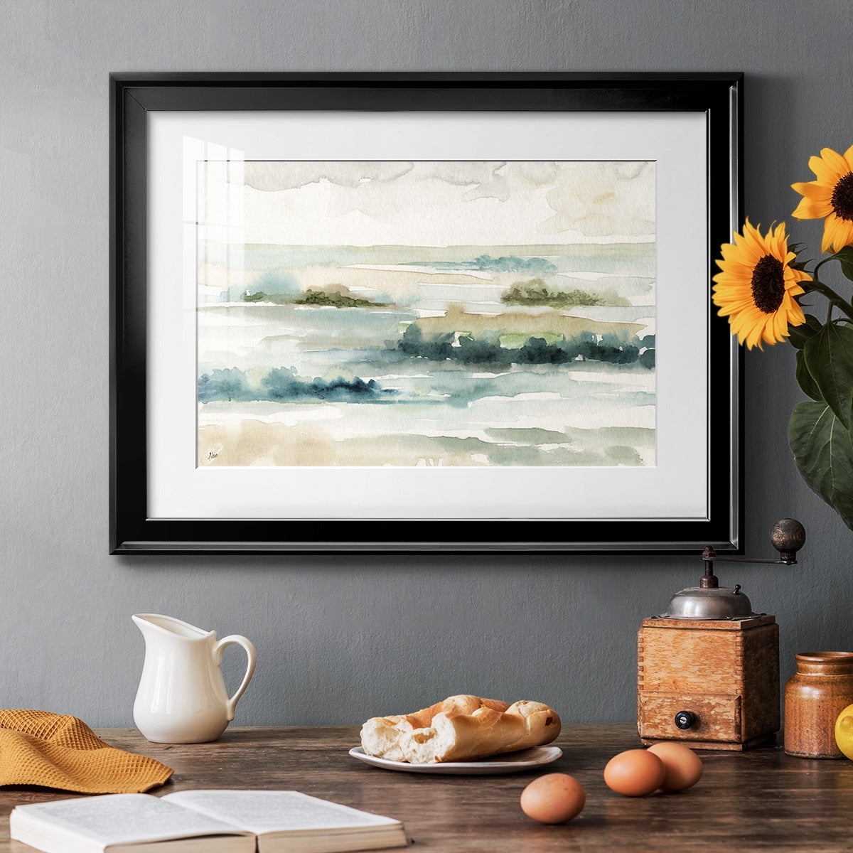 Pastel Panorama Premium Framed Print - Ready to Hang