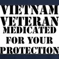 thumbnail image 3 of CafePress - Vietnam Veteran Medicated For Yo - Mens Hooded Shirt, 3 of 3