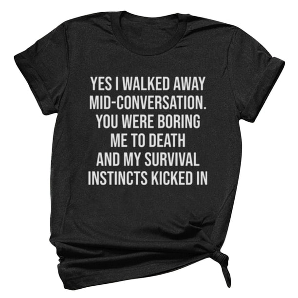 Camiseta de mujer Camisetas divertidas y lindas de manga corta Camiseta con estampado de letras divertidas Regalo Tops Blusa Regalo para parejas Pompotops hfajkhk127089