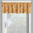 thumbnail image 4 of Ambesonne Tan and Brown Valance & Curtain, Ottoman Garden, 55"x45", Orange Tan Brown, 4 of 6