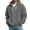 CU24_Dark Gray, variant on Mens Zip Up Hoodies Long Sleeve Solid Color Hooded Sweatshirts Casual Fall Winter Track Jackets Light Brown S