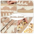 thumbnail image 4 of SHIQI-6'x6' Tapis d'Extérieur pour Patio en Solde Tapis Réversibles Ronds Portables en Plastique Paille Imperméable Boho Intérieur Extérieur Tapis de Zone pour Camping-Car Pique-Nique Tente Piscine Balcon Plage, Marron&Beige, 4 of 4