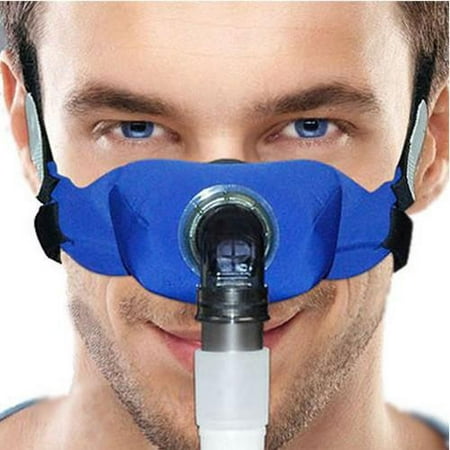 SleepWeaver Elan Soft Cloth Nasal CPAP Mask, Blue (Regular) by