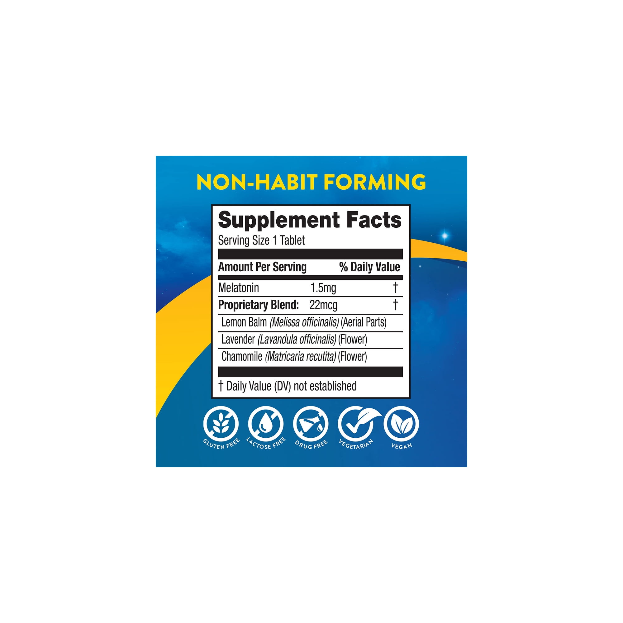MidNite Sleep Cycle Support – Back to Sleep Low Dose, 1.5 mg Melatonin with Soothing Herbal Blend, Cherry Flavor, 30 Quick Melt Tablets, Drug-Free (Pack of 3)