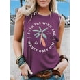 thumbnail image 2 of Summer Beach Tank Tops for Women -Red Vest (Color Picture and White Letters) M, 2 of 4