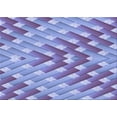 thumbnail image 1 of Ahgly Company Tapis d'Intérieur Lavables en Machine, Rectangle Transitionnel Bleu Ardoise, 2' x 5', 1 of 7