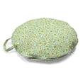 thumbnail image 1 of Nature Art Round Floor Cushion with Handle, Summer Flowers Daisy Blooms Chamomiles Field Blossoming Season, Pillow for Living Room & Dorms, 18" Round, Apple Green and Turquoise, by Ambesonne, 1 of 4