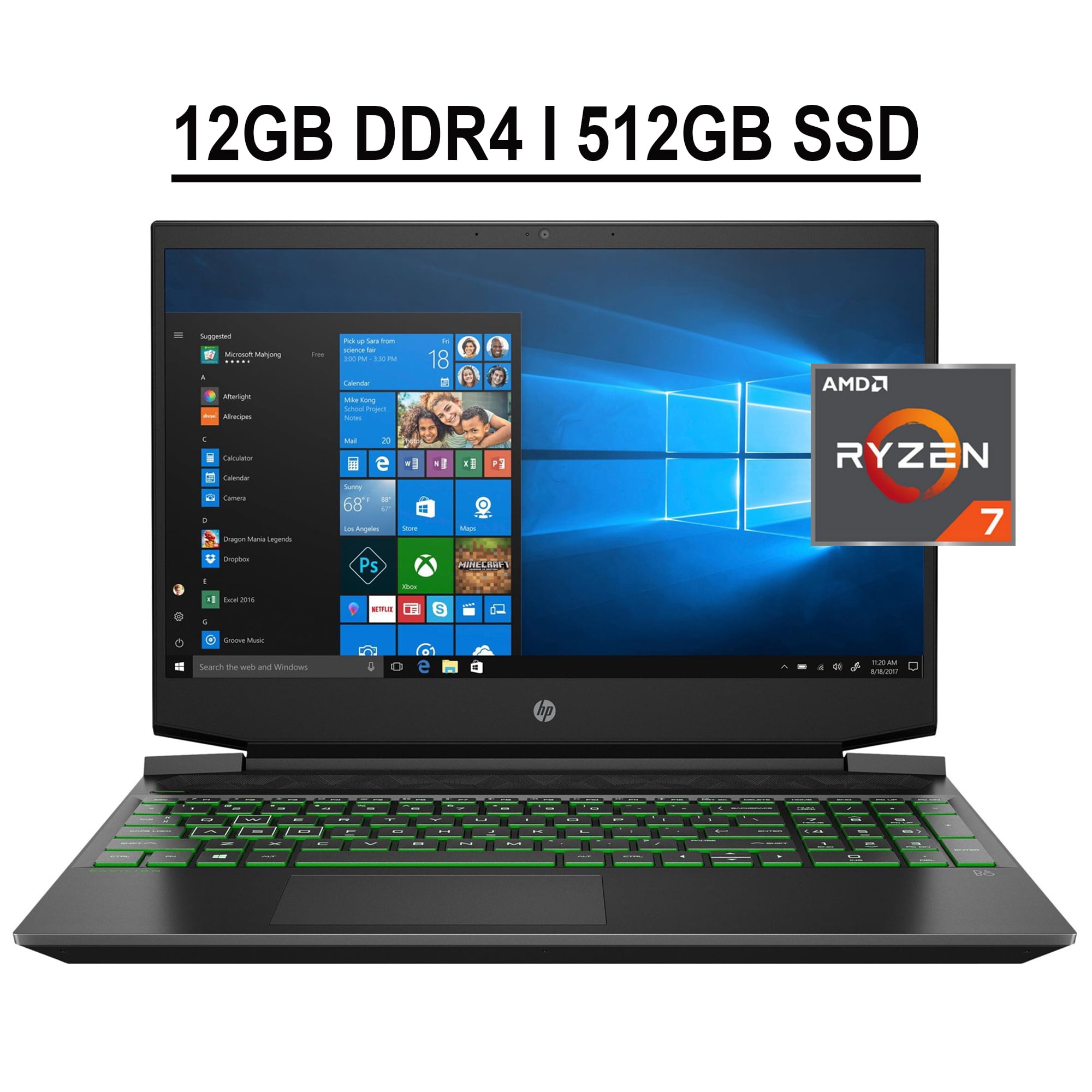 HP Pavilion 15 Gaming Laptop, Ryzen 4800H, GTX Costa Rica Ubuy