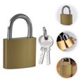 thumbnail image 1 of WEUVEB 4Ud Pequeño De Metal Dorado Para Casilleros Con Llave Ideal Para Hogar Y Viaje, 1 of 8