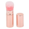 thumbnail image 1 of Brocha de maquillaje retráctil para viaje, portátil, de pelo suave, para polvos sueltos, herramienta cosmética para maquilladores, color rosa, 1 of 14