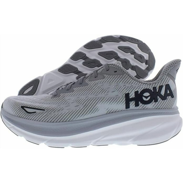 Hoka Men's Clifton 9 Sneaker, Harbor Mist/Black, 10 - Walmart.com