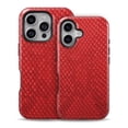 thumbnail image 2 of DesignSkinz Scratch-Resistant Hard Slim Case Compatible with iPhone 13 Pro Max (Compatible with MagSafe) - Red Snake Skin Pattern V3, 2 of 9