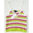 thumbnail image 1 of French Connection Nora Striped Crochet Knit Tank ( XS ), 1 of 2