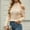 Khaki, variant on TMOYZQ Womens Sweaters Dressy Casual Fashion Cold Shoulder Long Sleeve Cable Knit Sweater Jumper Fall Turtleneck Pullover Top on Clearance