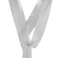 thumbnail image 3 of SEWCHICS Sequined Shawl Sequins Neck Tie Scarf Fashion Forward Silver 1Set Evening Events, 3 of 8