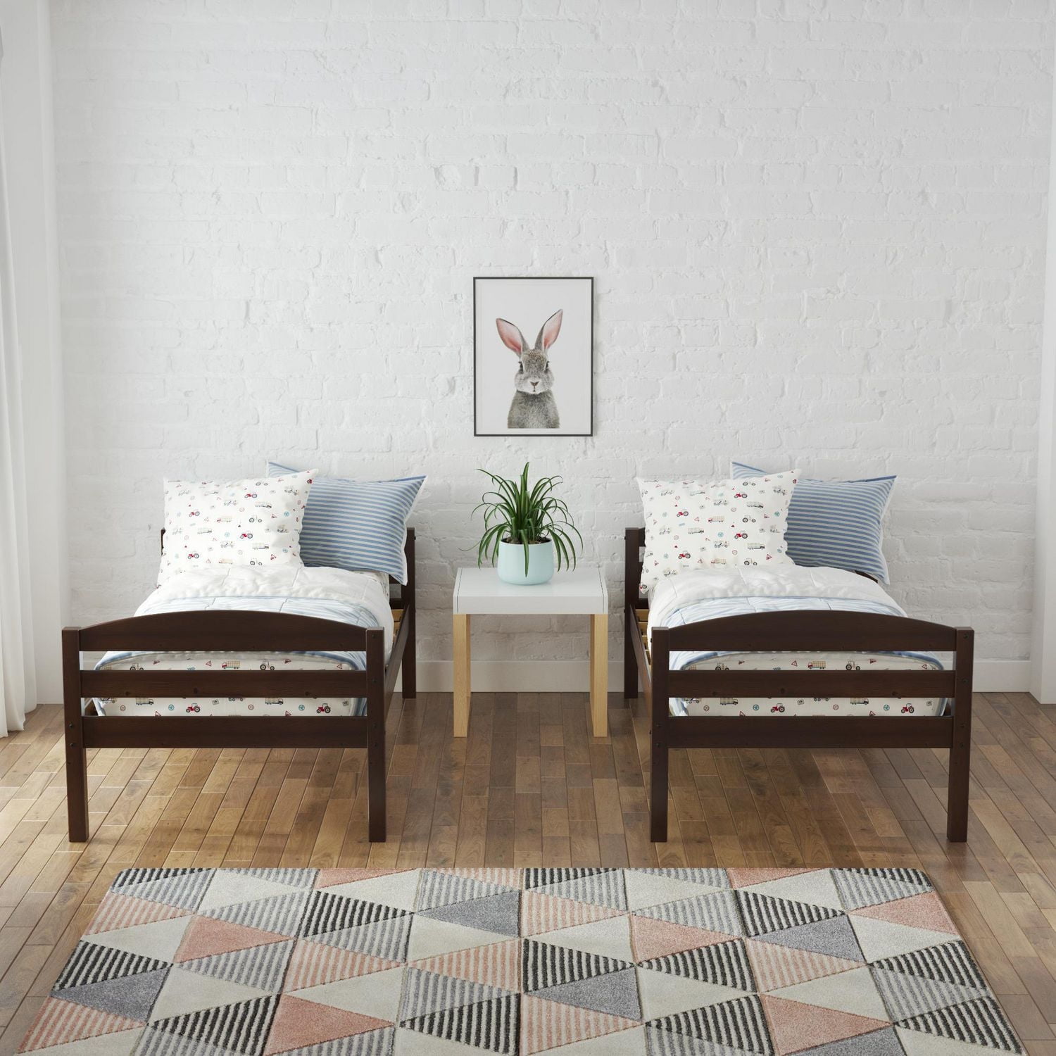 Better Homes & Gardens Leighton Wood Twin-Over-Twin Bunk Bed