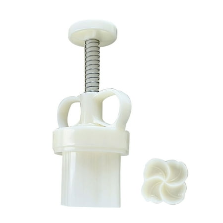

KUFptva Hand Pressure Moon Cake Molds Flower Shape Cookie Stamp Moon Cake Maker MidAutumn Festival making Cookie Pastries Tool