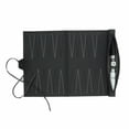 thumbnail image 2 of Travel Backgammon Game Portable Fun Suede Backgammon Set Roll up Backgammon Set, 2 of 10