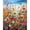 Flower, variant on JYLMOOD DIY Paint by Number for Adults, Easy Painting by Numbers for Gift Home Wall Decor 16x20in without Frame, Colored Canvas - Flower