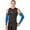 Blue, variant on zensah compression arm sleeves,heather grey,large/x-large