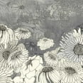 thumbnail image 2 of Blixt, Ingrid 20x20 Black Ornate Wood Framed with Double Matting Museum Art Print Titled - Flowers on Grey I, 2 of 4