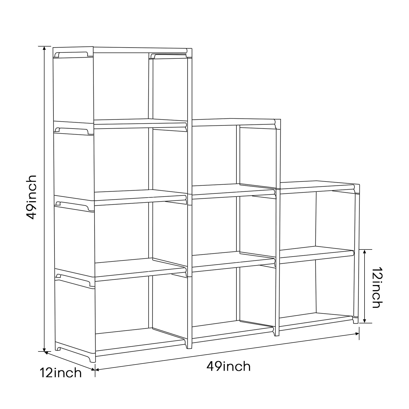 9 Cube Storage Shelf Organizer DIY Bookcase Closet Cabinet for Office Home Bedroom, Pink