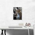 thumbnail image 2 of ARTCANVAS Blue Eyed Leopard On Log Canvas Art Print - Size: 18" x 12" (1.50" Deep), 2 of 9