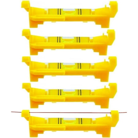

Egebert 5 Pcs Hanging Bubble Line Level String Line Level Rope Hanging Spirit Level for Engineering Building Trades Surveying Measuring Instruments