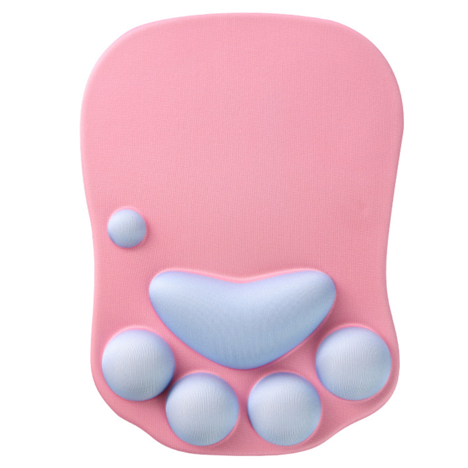 Mouse Pad Cute Kitty Paw Ergonomic Mouse Mat with Silicone Wrist Rest