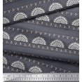 thumbnail image 3 of Soimoi Rayon Crepe Fabric Leaves,Floral & Paisley Block Print Fabric by Yard 46 Inch Wide, 3 of 3