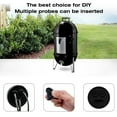 thumbnail image 5 of YAOMOBB Grill Probe Grommet 1/2/4Pcs Thermometer Probe Rubber Grommet Heat Resistant Barbecue Metal Washer Gasket Ring Cooker Replacement Part, 5 of 5