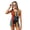 Black Cat Stripes, variant on Big Girls Bathing Suits Set Tankini Two Piece with Boyshorts Removable Pads Zebra Art Print Sun Protection Beach
