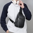 thumbnail image 6 of Liamobondopolis Chest Crossbody Bag with Adjustable Wide Strap Crossbody Bags for Men Outdoor Walking Short Trip Carry Bag 12.20In, 6 of 8