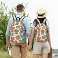 thumbnail image 6 of XMXT Backpack for School Work, Cute Spiny Cactus Canvas Bookbag Travel Bag for Women Men, M, 6 of 7