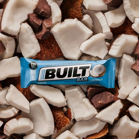 Built Bar Protein Bar, Coconut, Gluten Free, 12 Count