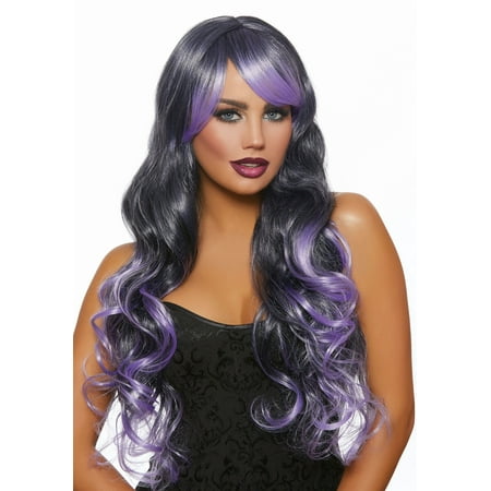 Long Wavy Black Lavender Ombre Wig Walmart Canada
