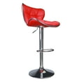 thumbnail image 6 of Adjustable Swivel Shell Back Hydraulic Chair Bar Stools, Set of 2，Red, 6 of 8