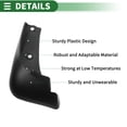 thumbnail image 4 of Unique Bargains Mud Flaps Splash Guards Mud Guards for Nissan NOTE 2017-2020 W/Mount  Accessories, 4 of 6