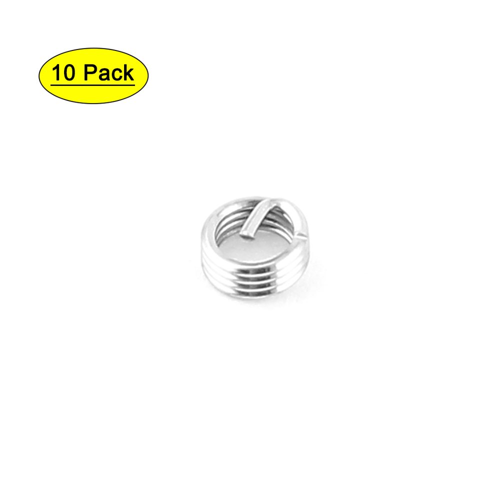 10Pcs 304 Stainless Steel Helicoil Wire Thread Repair Inserts M3 x 0