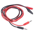 thumbnail image 3 of  Clips Test Leads, Electronic Test Lead Set Heat Resistant 41in/104cm Line Length 2000V 20A Superconducting Safe  For Electrical Testing, 3 of 8