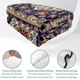 thumbnail image 4 of Twin Quilt Set 68''x86'', Navy Blue Boho Lightweight Bedspread Coverlet Set with 2 Pillow Shams, Contemporary Abstract Ethnic Vintage Geometric Breathable All Season Quilt Bedding for Dorm/Bedroom, 4 of 9